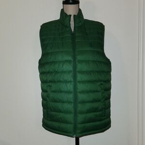 Izod Dark Green Puffer Vest